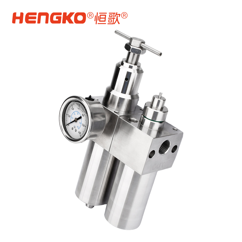 不銹鋼氣源處理器三聯(lián)件在超高純電子特氣系統(tǒng)的應用！